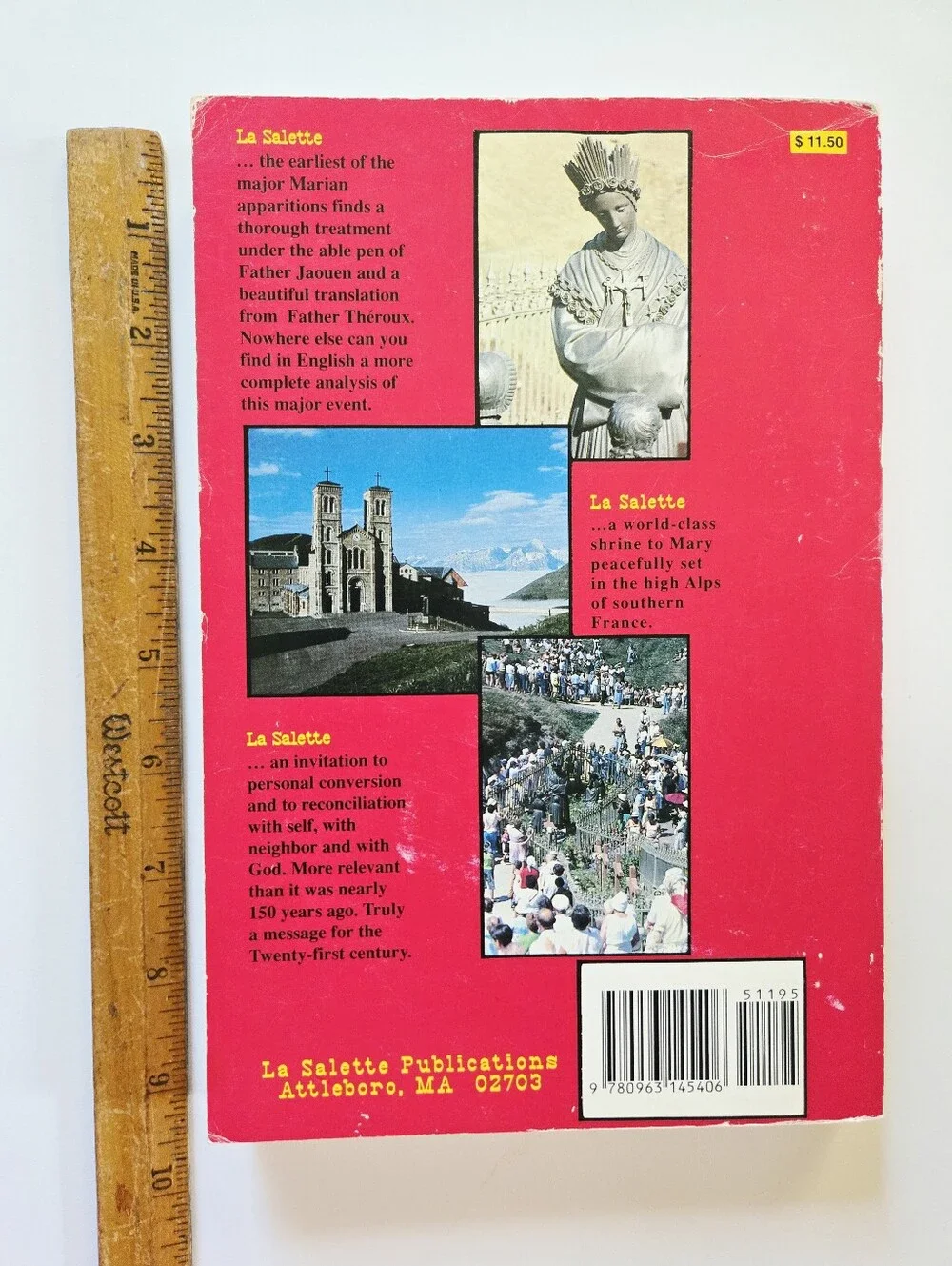 A Grace Called La Salette Normand Theroux 1991 Paperback Virgin Mary Apparitions